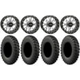 thumbnail image 1 of System 3 ST-3 Machined 14" Wheels 28" MotoRally Tires Honda Rincon Yamaha Rhino Kawasaki Brute Force Suzuki KingQuad, 1 of 4