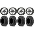 thumbnail image 1 of System 3 ST-3 Machined 14" Wheels 28" MotoVator Tires Honda Rincon Yamaha Rhino Kawasaki Brute Force Suzuki KingQuad, 1 of 4