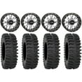 thumbnail image 1 of System 3 ST-3 Machined 14" Wheels 32" XT400 Tires Yamaha Viking Wolverine YXZ1000R CFMoto ZForce 950 UForce 1000, 1 of 4