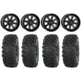 thumbnail image 1 of System 3 ST-4 14" Wheels Black 28" Roctane T4 Tires Sportsman RZR Ranger, 1 of 4