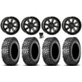 thumbnail image 1 of System 3 ST-4 14" Wheels Black 32" Predator Tires Can-Am Commander Maverick Renegade Outlander Defender, 1 of 4