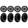 thumbnail image 1 of System 3 ST-4 Black 14" Wheels 26.5" Intimidator Tires Can-Am Commander Maverick Renegade Outlander Defender, 1 of 4