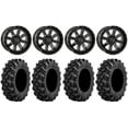 thumbnail image 1 of System 3 ST-4 Black 14" Wheels 27" Buck Snort Tires Can-Am Commander Maverick Renegade Outlander Defender, 1 of 5