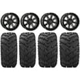 thumbnail image 1 of System 3 ST-4 Black 14" Wheels 27" Reptile Tires Honda Foreman Rancher SRA, 1 of 5