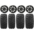 thumbnail image 1 of System 3 ST-4 Black 14" Wheels 27" Reptile Tires Sportsman RZR Ranger, 1 of 4