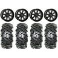 thumbnail image 1 of System 3 ST-4 Black 14" Wheels 28" Moto MTC Tires Can-Am Maverick X3 / Honda Pioneer 1000 / Talon, 1 of 4