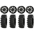 thumbnail image 1 of System 3 ST-4 Black 14" Wheels 30" ACP Tires Honda Foreman Rancher SRA, 1 of 5