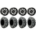 thumbnail image 1 of System 3 ST-4 Black 14" Wheels 30" Bogger Tires Sportsman RZR Ranger, 1 of 4