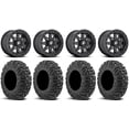 thumbnail image 1 of System 3 ST-4 Black 14" Wheels 30" MotoVator Tires Polaris RZR XP 1000 / PRO XP / Ranger XP 900/1000, 1 of 4
