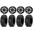 thumbnail image 1 of System 3 ST-4 Black 14" Wheels 30" Mud Lite II Tires Sportsman RZR Ranger, 1 of 4