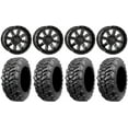 thumbnail image 1 of System 3 ST-4 Black 14" Wheels 30" Sniper 920 Tires Honda Foreman Rancher SRA, 1 of 5