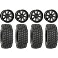 thumbnail image 1 of System 3 ST-4 Black 14" Wheels 30" XCR350 Tires Honda Foreman Rancher SRA, 1 of 5