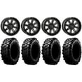 thumbnail image 1 of System 3 ST-4 Black 14" Wheels 32" Carnivore Tires Sportsman RZR Ranger, 1 of 4
