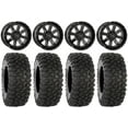 thumbnail image 1 of System 3 ST-4 Black 14" Wheels 32" XC450 Tires Sportsman RZR Ranger, 1 of 4