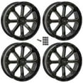 thumbnail image 1 of System 3 ST-4 Black/Machined 20x6.50 4/156 4+3 UTV SXS Wheel-With Black Lug Nuts, 1 of 1