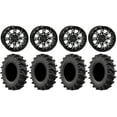 thumbnail image 1 of System 3 ST-6 14" Wheels Black 28" MotoSlayer Tires Sportsman RZR Ranger, 1 of 4