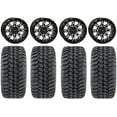 thumbnail image 1 of System 3 ST-6 14" Wheels Black 28" Regulator Tires Kawasaki Mule Pro FXT, 1 of 4