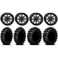 thumbnail image 1 of System 3 ST-6 14" Wheels Black 28" Swamp Lite Tires Sportsman 550 850 1000, 1 of 4