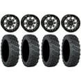thumbnail image 1 of System 3 ST-6 14" Wheels Black 28" Versa Cross V3 Tires Sportsman RZR Ranger, 1 of 4