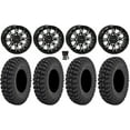 thumbnail image 1 of System 3 ST-6 14" Wheels Black 28" Warrior AT  Tires Can-Am Commander Maverick Renegade Outlander Defender, 1 of 4