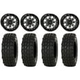 thumbnail image 1 of System 3 ST-6 14" Wheels Black 28" XComp ATR Tires Polaris RZR XP 1000 / PRO XP / Ranger XP 900/1000, 1 of 4