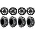 thumbnail image 1 of System 3 ST-6 14" Wheels Black 30" Bogger Tires Kawasaki Teryx Mule, 1 of 4