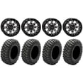 thumbnail image 1 of System 3 ST-6 14" Wheels Black 30" Crawler XR Tires Can-Am Commander Maverick Renegade Outlander Defender, 1 of 4