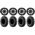 thumbnail image 1 of System 3 ST-6 14" Wheels Black 30" MotoSlayer Tires Sportsman 550 850 1000, 1 of 4