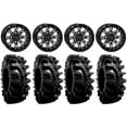 thumbnail image 1 of System 3 ST-6 14" Wheels Black 32" BogMax Tires Can-Am Commander Maverick Renegade Outlander Defender, 1 of 4