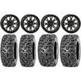 thumbnail image 1 of System 3 ST-6 14" Wheels Dark Tint 26" Bear Claw HTR Tires Sportsman RZR Ranger, 1 of 4