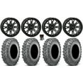 thumbnail image 1 of System 3 ST-6 14" Wheels Dark Tint 28" Lynx SXS Tires Kawasaki Teryx Mule, 1 of 4