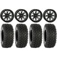 thumbnail image 1 of System 3 ST-6 14" Wheels Dark Tint 30" XC450 Tires Kawasaki Teryx Mule, 1 of 4