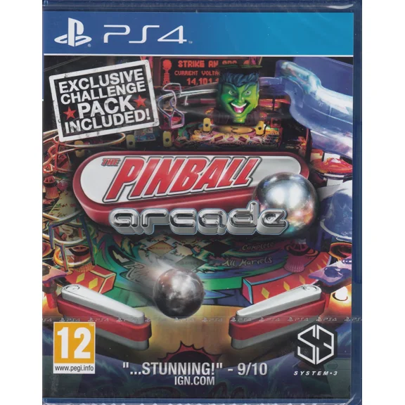 The Pinball Arcade PS4 Sony PlayStation 4 Brand New Factory Sealed