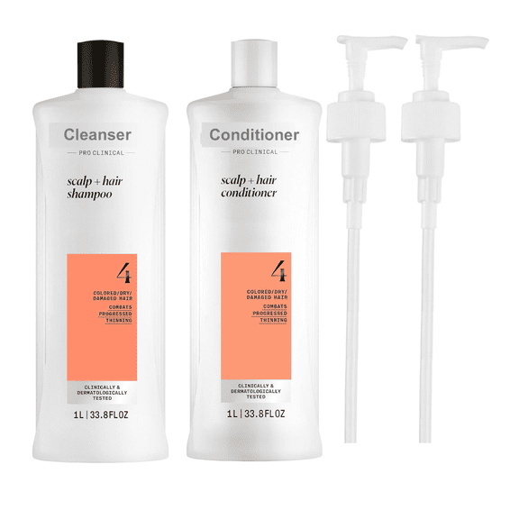 System 4 Cleanser Shampoo & Scalp Therapy Conditioner Liter DUO 33.8 Oz / PUMPS