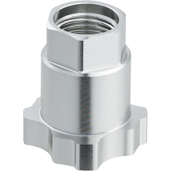 System Adapter F16*1.5, 16 mm Female, 1.5 mm Thread, Compatible with D1 LVLP, Harbor Freight Central Pneumatic HVLP Gravity Feed Air , AEROPRO R500, Iwata
