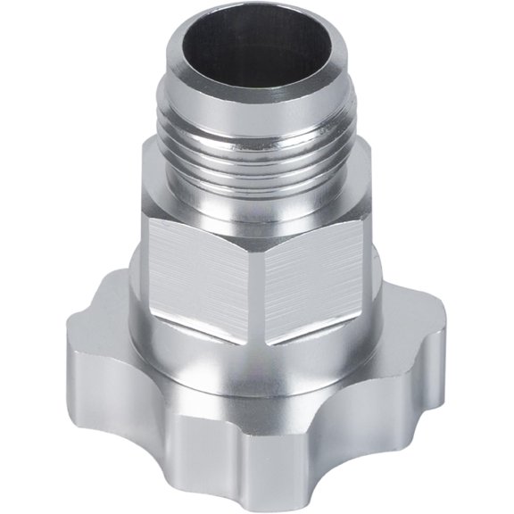 System Adapter M3/8 * 19, 3/8 inch Male 19 Thread BSP, Compatible with DeVilbiss , Devilbiss Models GTI, GFG System Cup Liners &