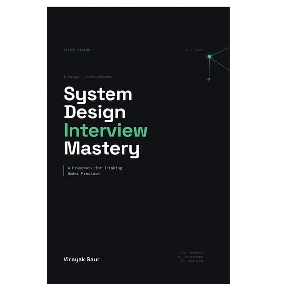 System Design Interview Mastery: A Framework for Thinking Under Pressure, (Paperback)