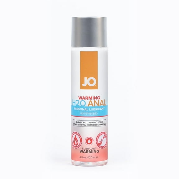 System JO H2O Anal Warming Water Based Personal Liquid Lubricant, 4 oz