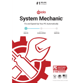 System Mechanic, Clean, Repair, and Optimize Up Your Windows PC, 10 Devices, 1 Year (Digital Download)