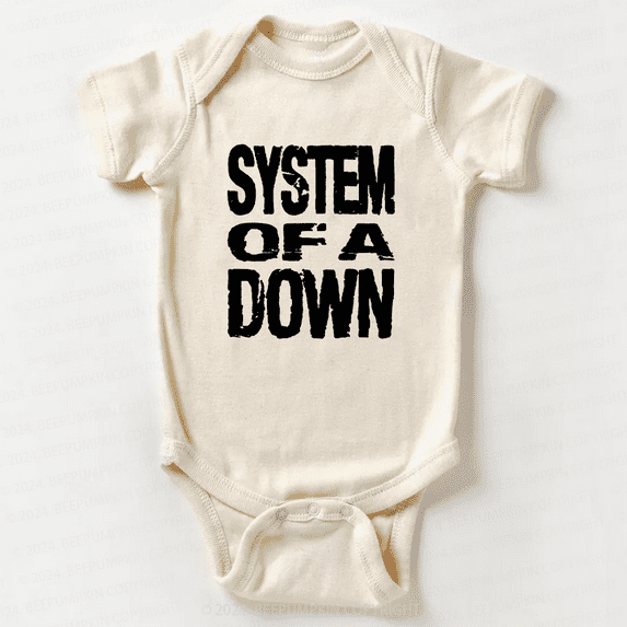 System Of A Down Baby Bodysuit Cute Baby Onesie, Baby Bodysuit Lat 4424 Cute Baby Onesie, BABY BODYSUIT LAT 4424