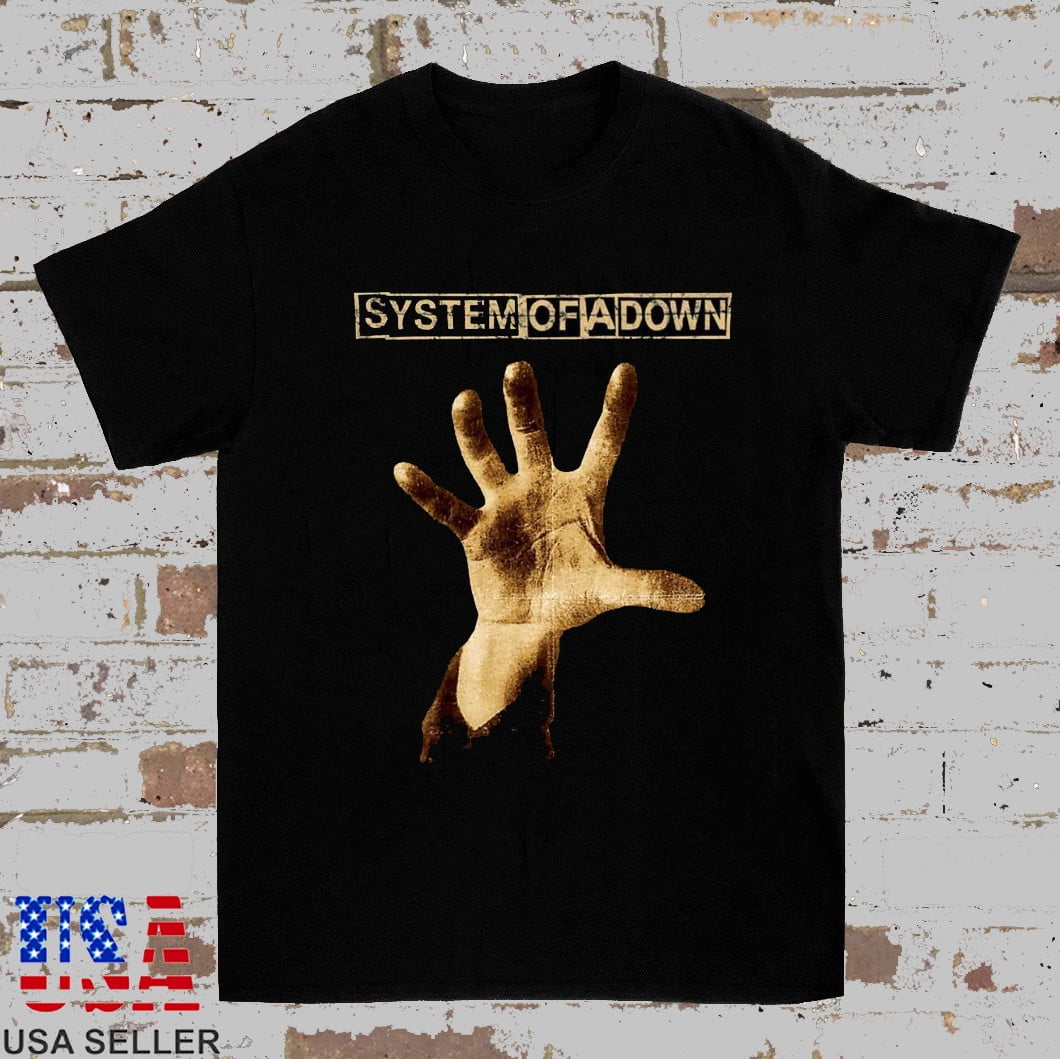 Teenager T-Shirt SOAD Down Music Rock Band | Allover-Druck, 100% Polyester | Lässiges Freizeit-Shirt Für Jungen & Mädchen