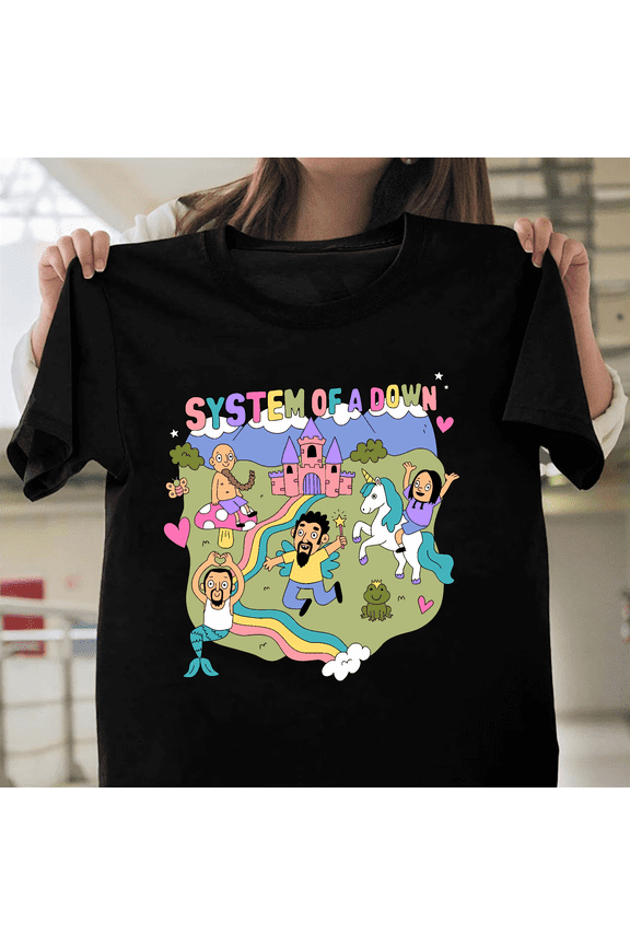 System Of A Down Rock Band Music Fan Armenian American Metal Group Art V51032 Unisex T-Shirt, Size Up to 5XL