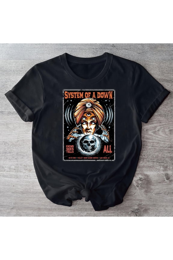 System Of A Down Tee - Black SOAD T-shirt - System Of A Down - System Of a Down Album - System Of a Down Merch-TH39089