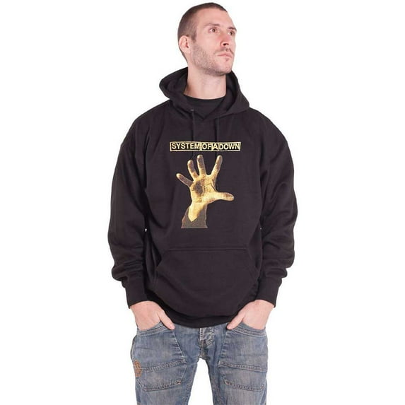 System Of A Down Unisex Pullover Hoodie: Hand (Medium)