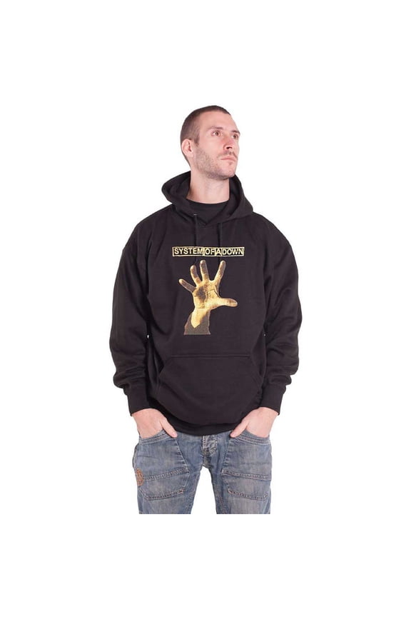 System Of A Down Unisex Pullover Hoodie: Hand (Medium)