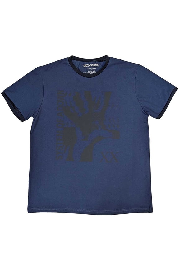 System Of A Down Unisex Ringer T-Shirt: Intoxicated (Medium)