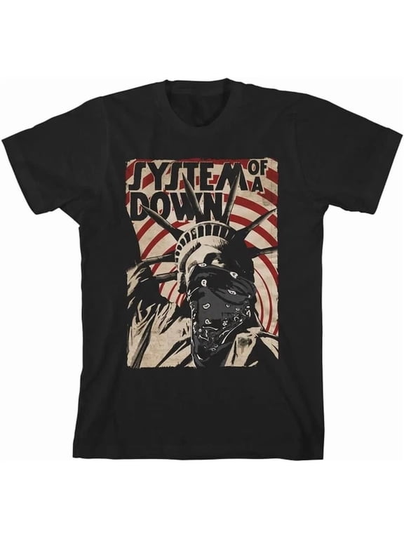 System Of A Down Unisex- Standard Liberty Bandit T-Shirt