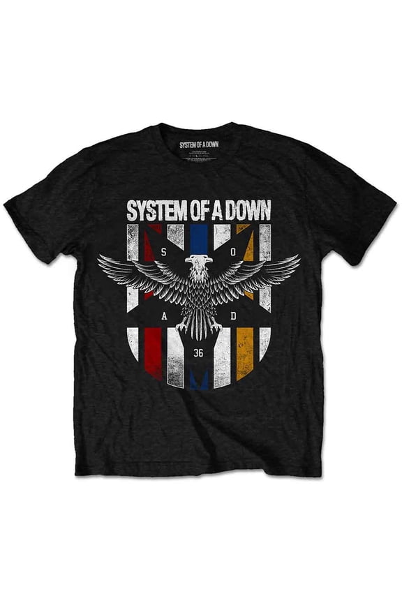 System Of A Down Unisex T-Shirt Eagle Colours (Large)