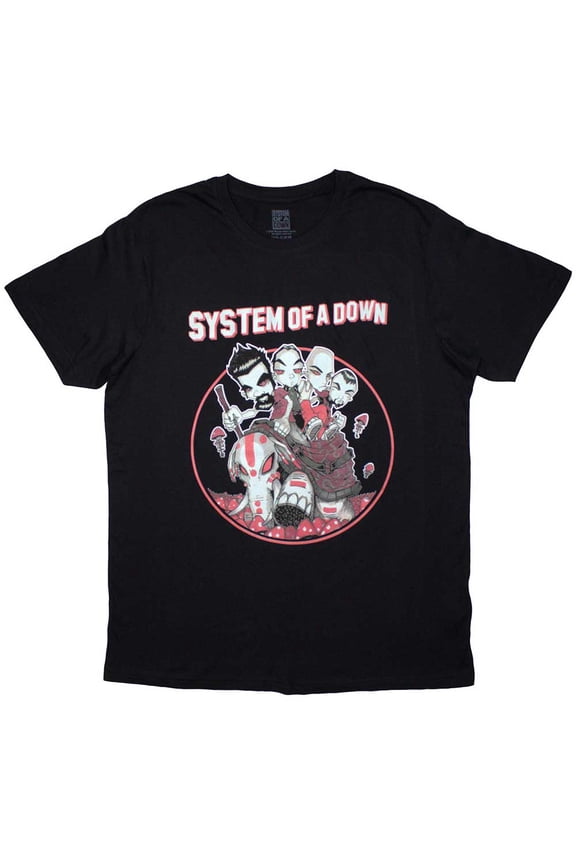 System Of A Down Unisex T-Shirt: Mushroom People (X-Large)
