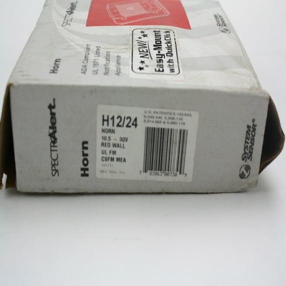 System Sensor H1224 Selectable Output Strobe And Horn/Strobes